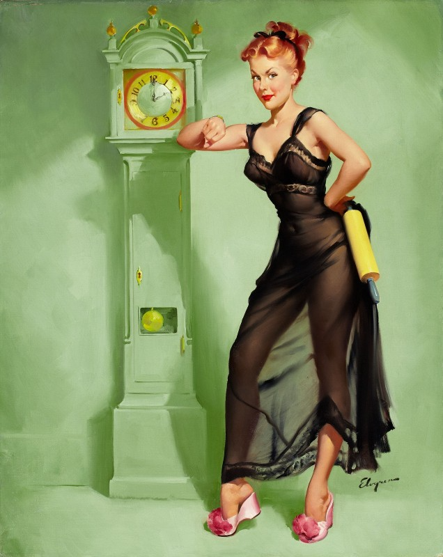 Gil Elvgren (吉尔·艾尔夫格兰)pin-up招贴画女郎