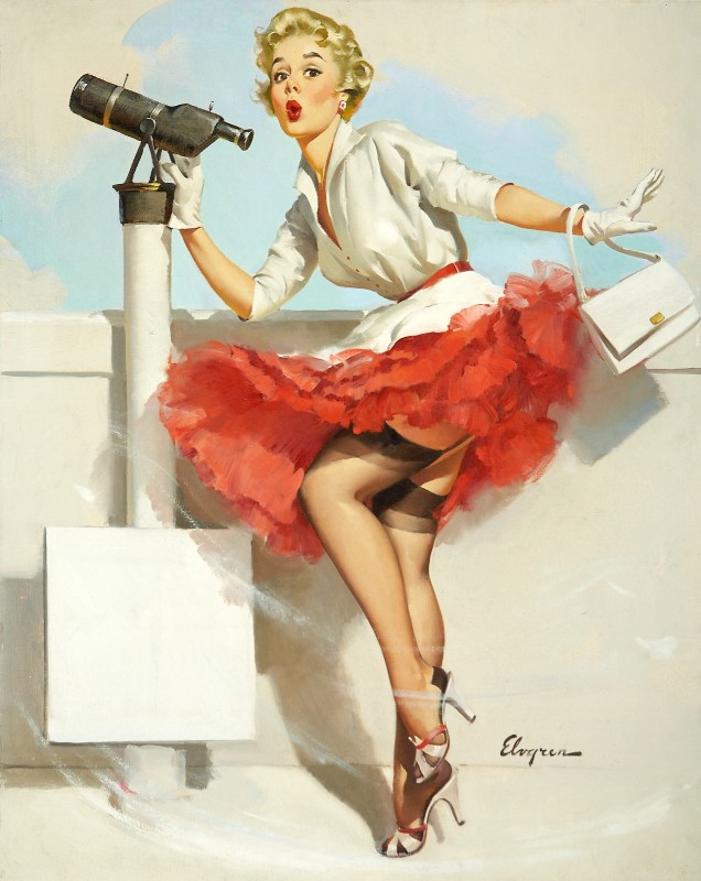 Gil Elvgren (吉尔·艾尔夫格兰)pin-up招贴画女郎