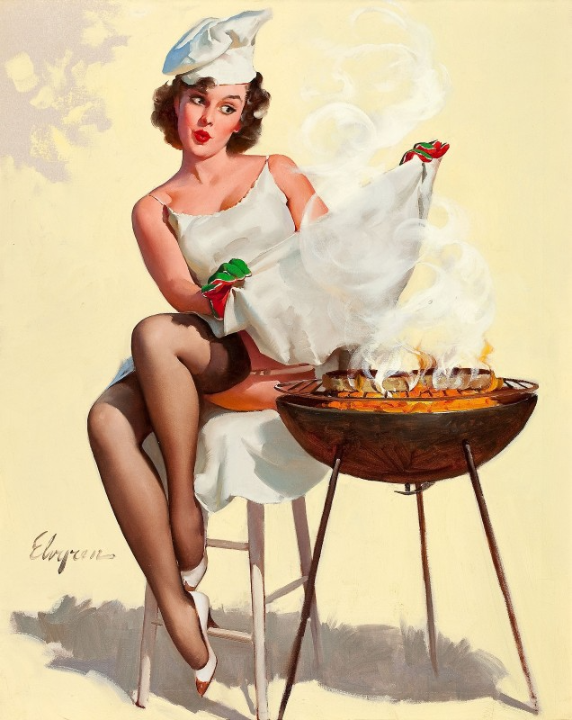 Gil Elvgren (吉尔·艾尔夫格兰)pin-up招贴画女郎
