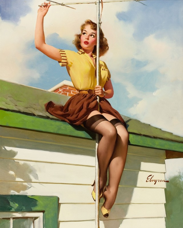 Gil Elvgren (吉尔·艾尔夫格兰)pin-up招贴画女郎