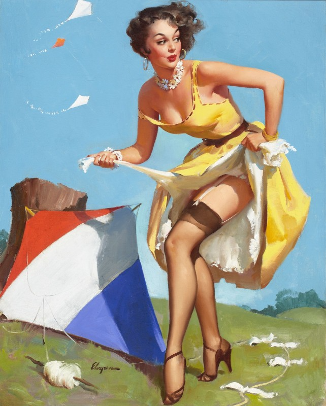 Gil Elvgren (吉尔·艾尔夫格兰)pin-up招贴画女郎