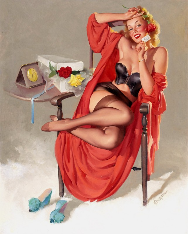Gil Elvgren (吉尔·艾尔夫格兰)pin-up招贴画女郎