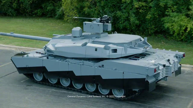 作为下一代主战坦克，艾布拉姆斯X技术演示车具有轻量化的特点……