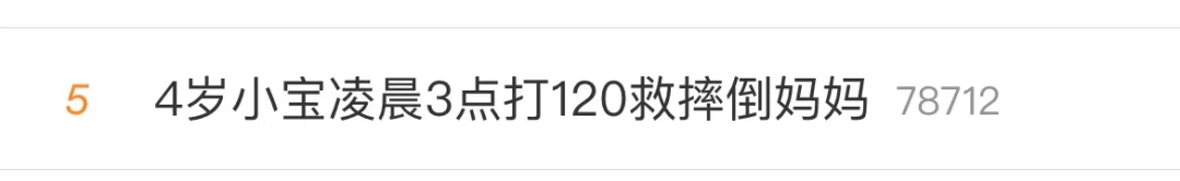 4岁宝宝凌晨拨通120！救了妈妈！网友：这孩子是来报恩的！