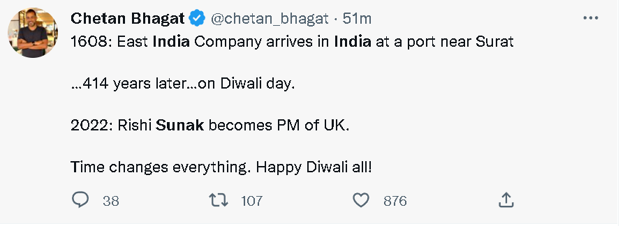 苏纳克成英国首相,印度网民:当家做主了!休闲区蓝鸢梦想 - Www.slyday.coM 苏纳克成英国首相,印度网民:当家做主了!休闲区蓝鸢梦想 - Www.slyday.coM