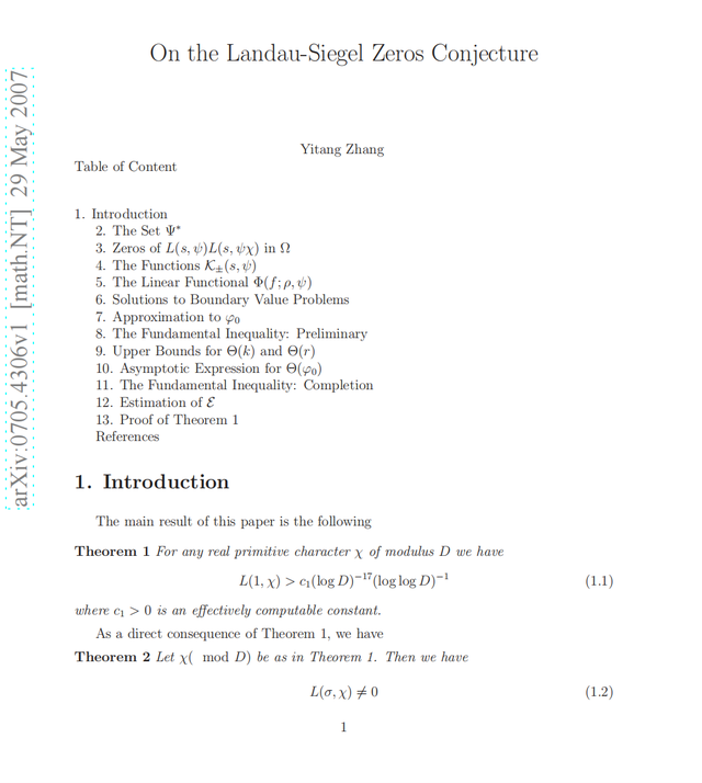 张益唐最新“零点猜想”论文流出,业内称“重要突破”有待同行评议休闲区蓝鸢梦想 - Www.slyday.coM 张益唐最新“零点猜想”论文流出,业内称“重要突破”有待同行评议休闲区蓝鸢梦想 - Www.slyday.coM
