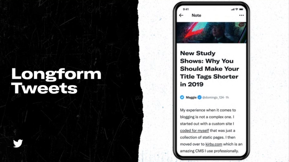 马斯克证实:Twitter 将把推文字符数限制提高到 4000 个休闲区蓝鸢梦想 - Www.slyday.coM 马斯克证实:Twitter 将把推文字符数限制提高到 4000 个休闲区蓝鸢梦想 - Www.slyday.coM