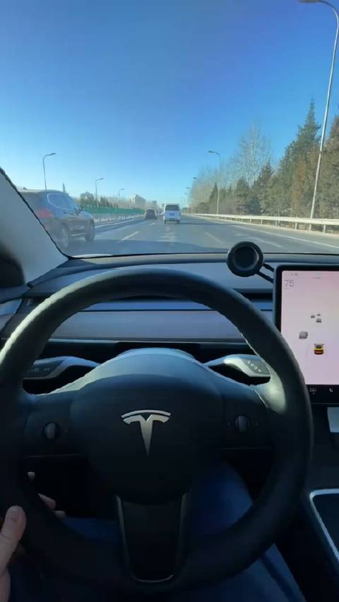 网友：特斯拉model3，6月份提车，入冬以后方向盘转动不流畅……