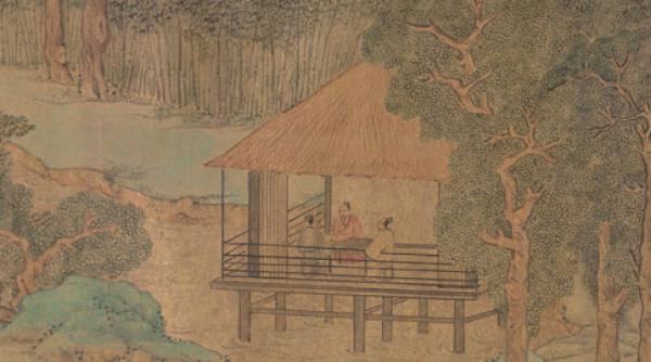 《兰亭修禊图》(局部)