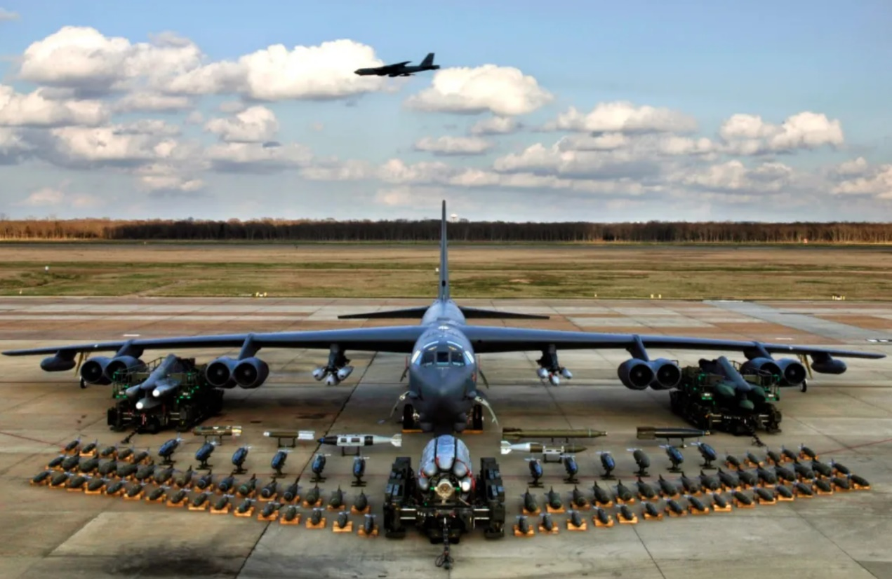 B-52H战略轰炸机参与了北约的“坚定正午”核演习。