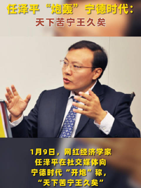 任泽平“炮轰”宁德时代：天下苦宁王久矣