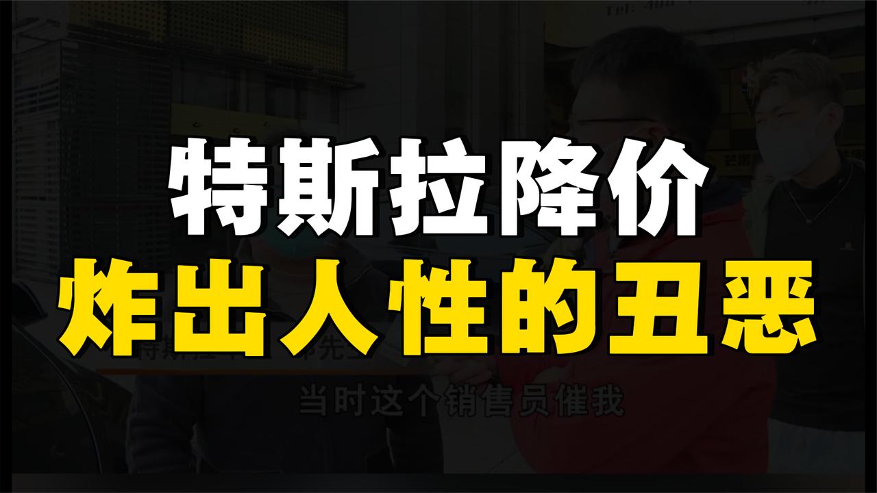 特斯拉降价是好事，但有些车主真的太丢人了