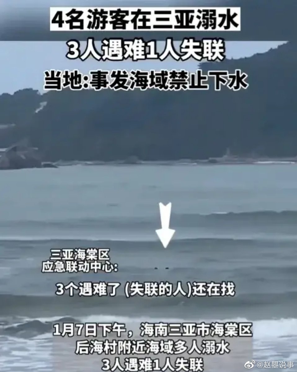 一家四口三亚旅游溺水，3人死亡1人失联……休闲区蓝鸢梦想 - Www.slyday.coM