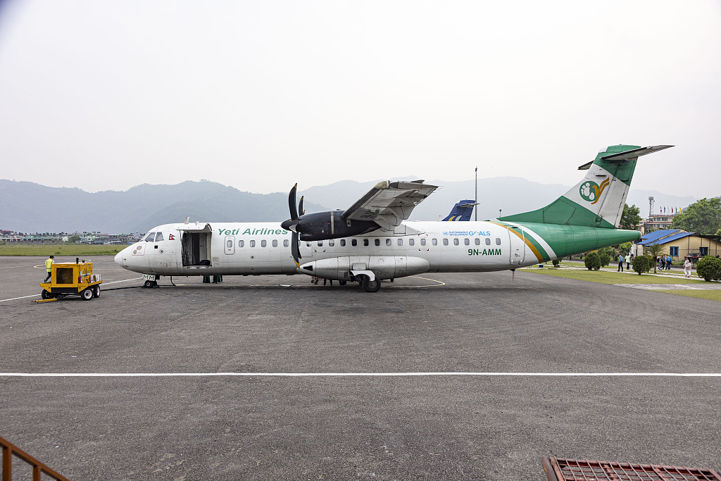 尼泊尔坠毁客机机型为ATR-72。资料图