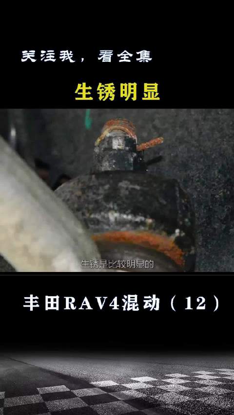 丰田RAV4混动：生锈明显