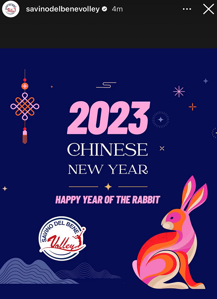 恭贺新年!斯坎迪奇送兔年祝福,朱婷姚迪海外过节,初一战强敌休闲区蓝鸢梦想 - Www.slyday.coM 恭贺新年!斯坎迪奇送兔年祝福,朱婷姚迪海外过节,初一战强敌休闲区蓝鸢梦想 - Www.slyday.coM