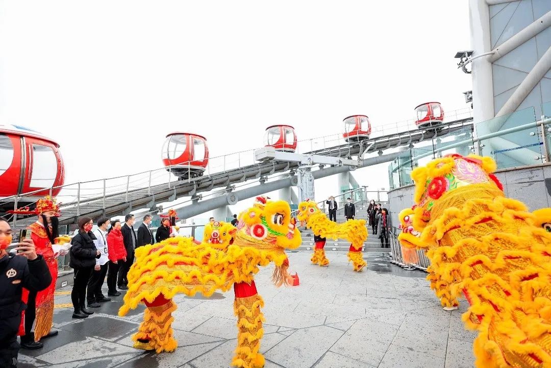 廣州塔將舉辦傳統舞獅活動。受訪者供圖