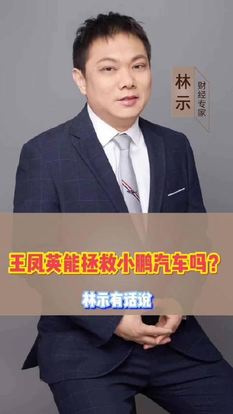 王凤英能拯救小鹏汽车吗？|林示有话说七十二