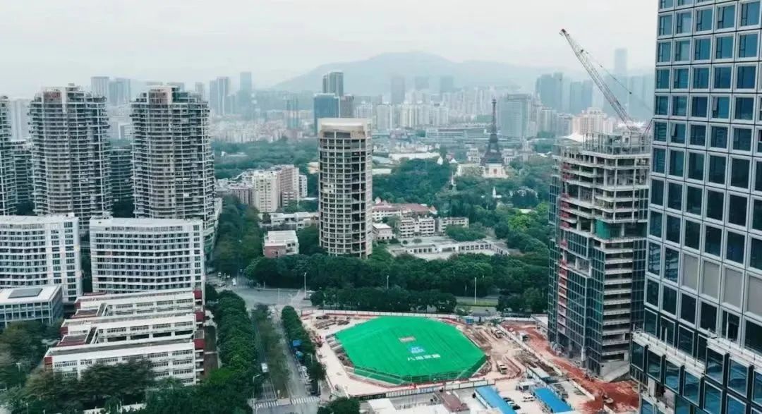 智能“天幕”亮相深圳湾超级总部基地!还带来了这些“黑科技”|深圳市|广东省|疫情|项目|施工_新浪新闻