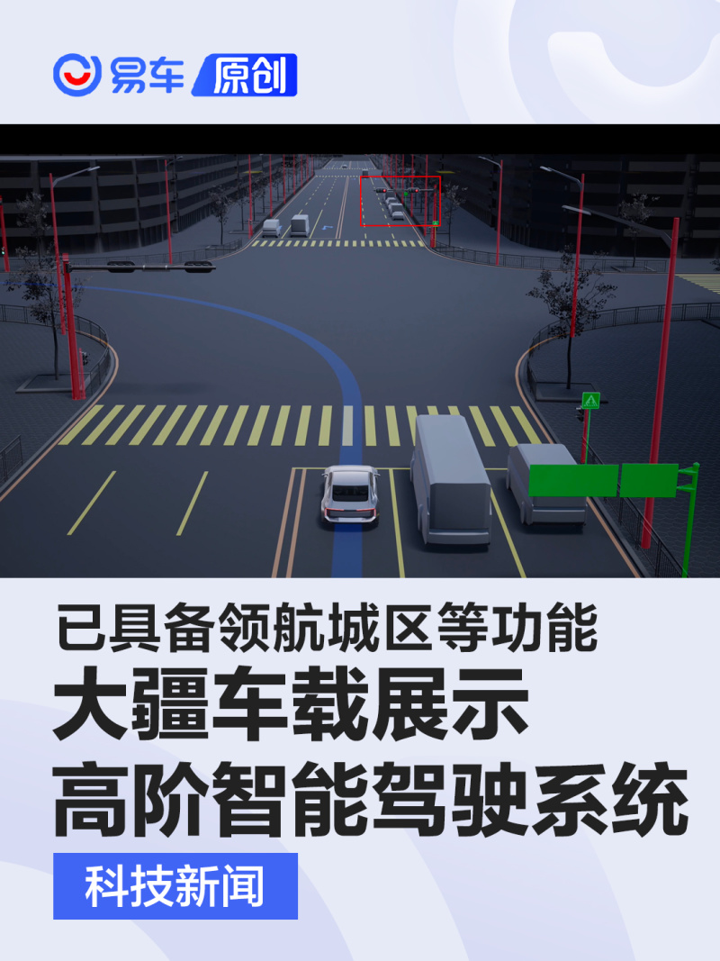 大疆车载展示高阶智能驾驶系统 已具备领航城区等功能