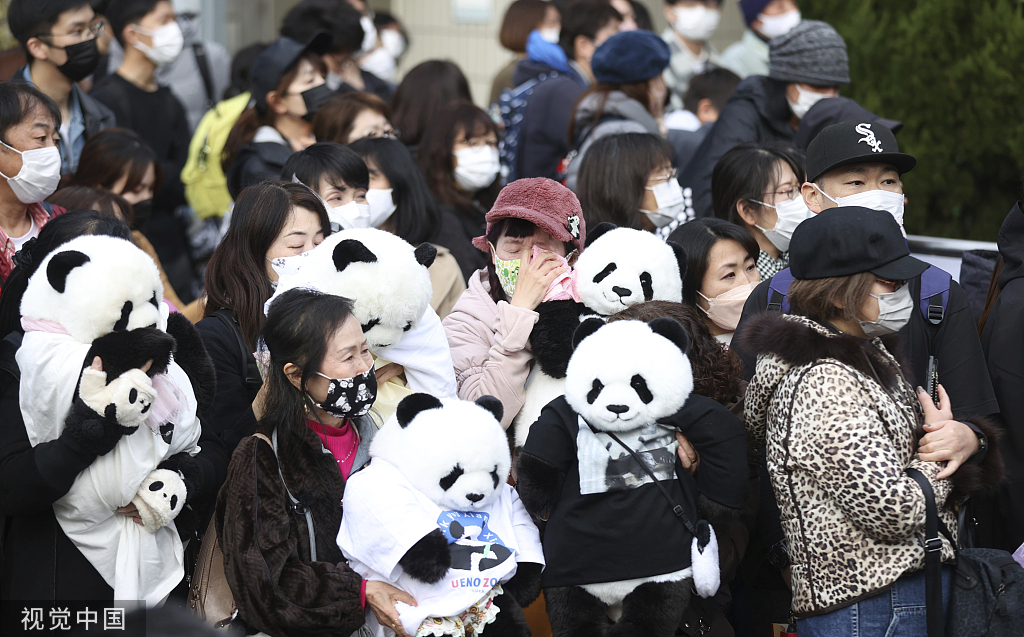 "当地时间2023??9日，日本东京，上野动物园，大熊猫香香?