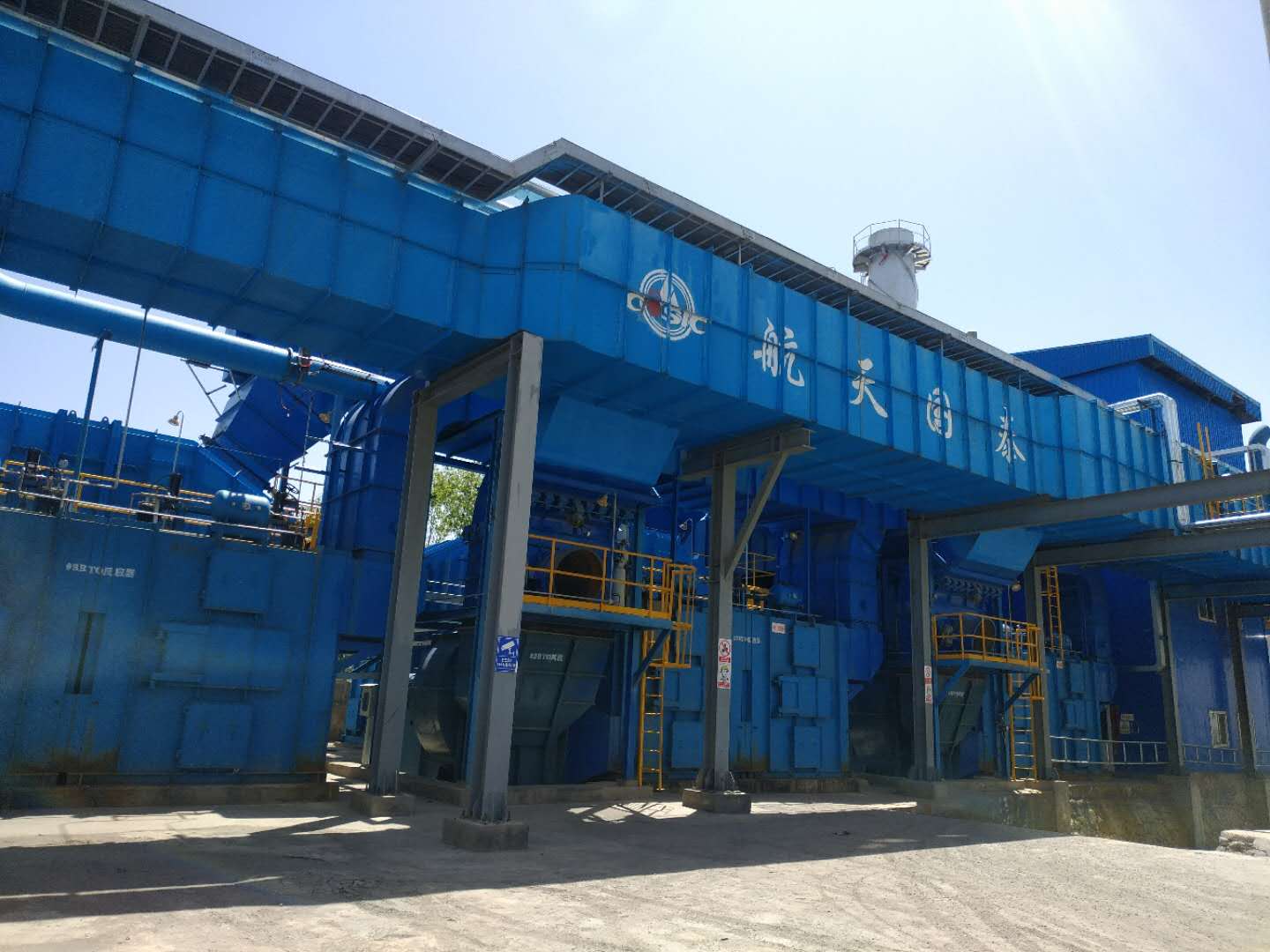 燃煤锅炉替代改造供热示范项目实景图