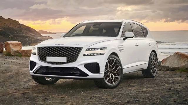 新款Genesis GV80长这样？尾灯挺独特