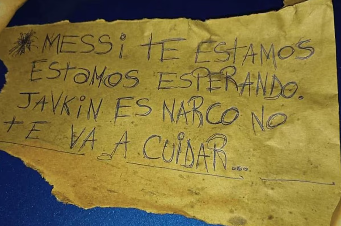 枪手给梅西留威胁信息 总统迅速发声:暴力和有组织犯罪问题非常严重