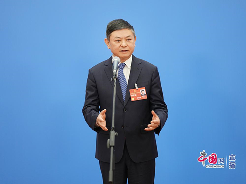 生态环境部部长黄润秋 图片来源:中国网 董宁