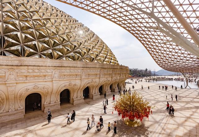 2023年3月7日，航拍南京牛首山，自然风光秀丽。中新社记者 泱波 摄