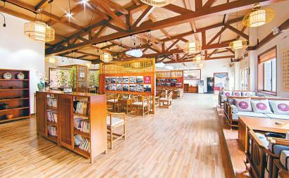 成都市龙泉驿区洛带镇老街社区综合性文化服务中心。 成都市文广旅局供图