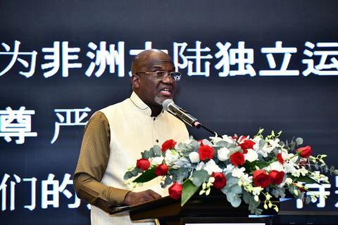 加纳驻华大使温弗雷德·哈蒙德(加纳驻华大使馆供图)
