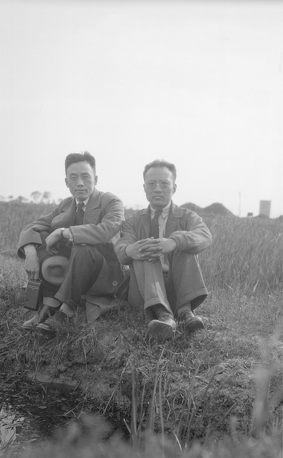 童寯（右）與楊廷寶（左）在蘇州，1932-1937年，©童寯紀念館