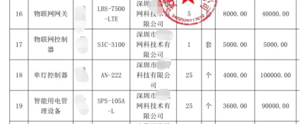 中标公告截图