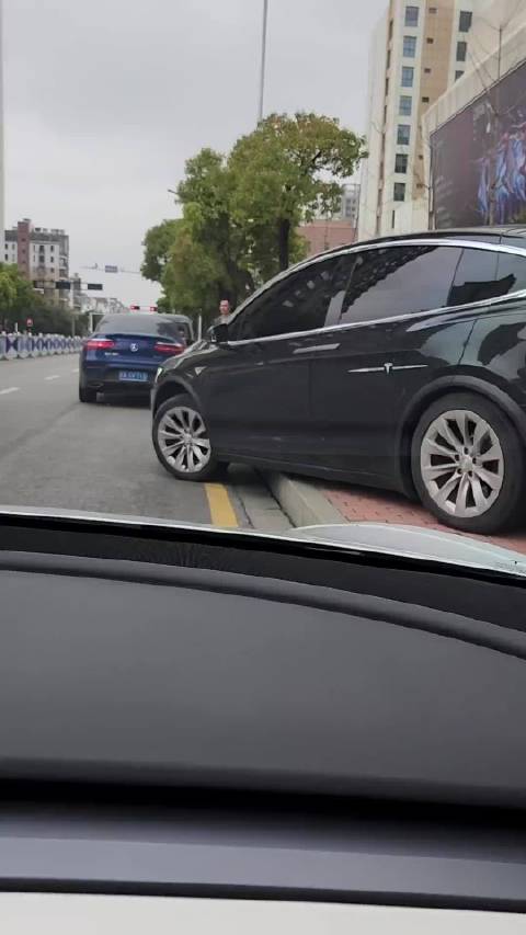 特斯拉车主高估了特斯拉车的底盘高度……