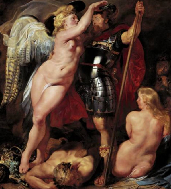 魯本斯  《勝利女神》 油畫