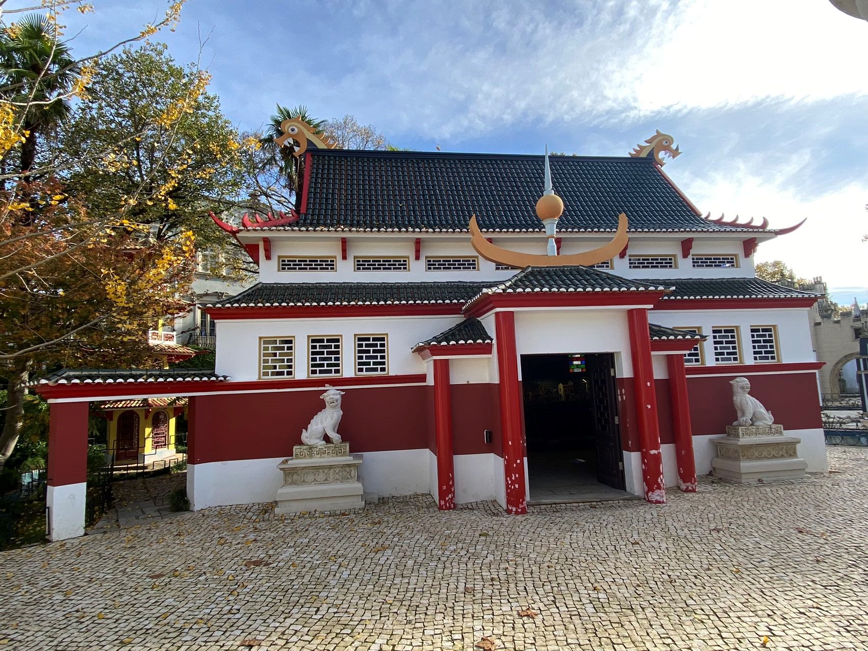 澳门馆正面,摄于2022年11月3日