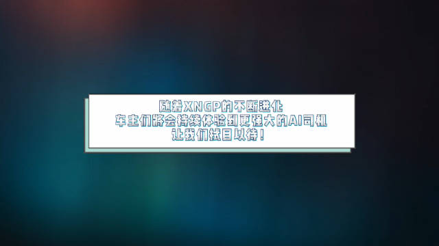 对于小鹏的用户来说，无论是Pro还是Max，后期都是有可能实现的……