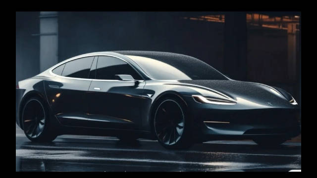 特斯拉新Model 3曝光！加入仪表盘，造型满意吗？