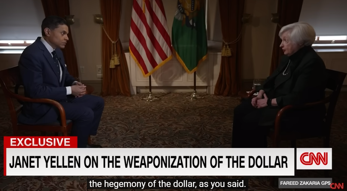 耶伦承认：制裁他国或危及美元地位