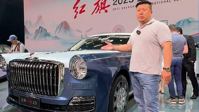 红旗L5现场实拍，被这气场震撼到了！