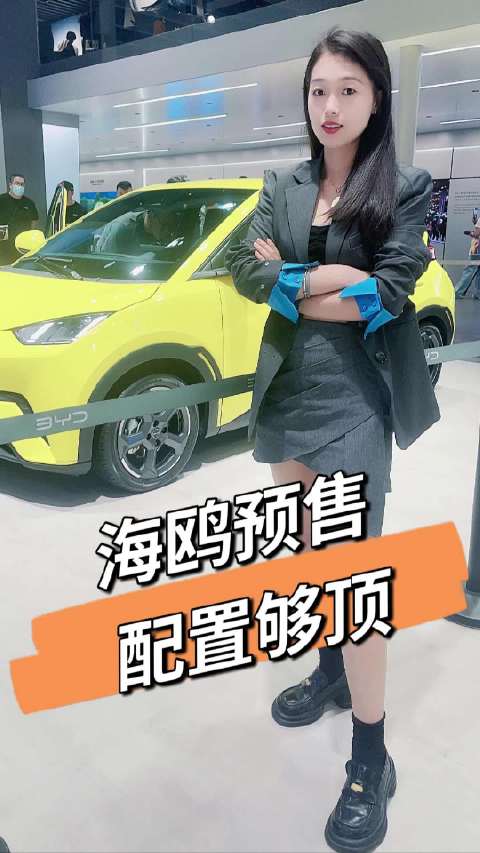 海鸥当属比亚迪展台最火热车型之一！