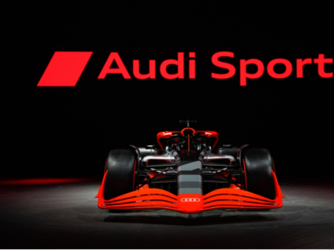 奥迪携F1概念车，惊艳亮相“2023上海车展”