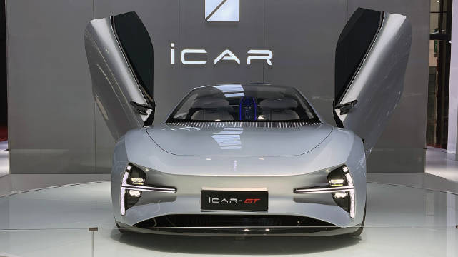 上海车展：iCAR GT 概念车 很有苹果的味道