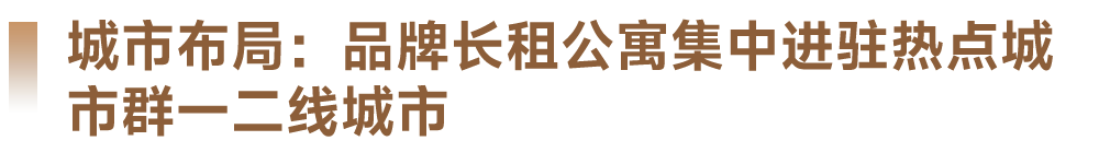 图：2023年3月各城市群品牌长租公寓开业房源分布情况