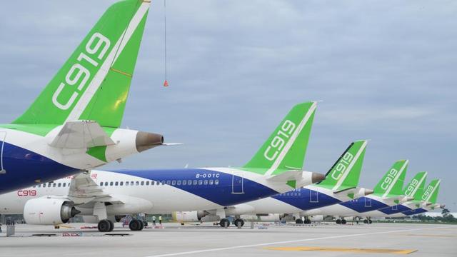 C919飞机 新华社 资料图