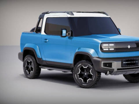 造型炫酷，宝骏悦也两门两座纯电皮卡官图发布