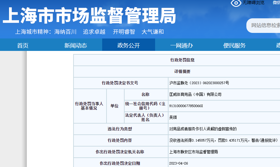 图源:上海市场监管局网站截图