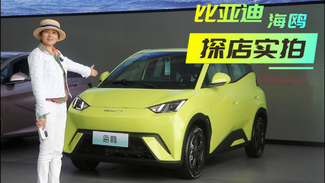 比亚迪海鸥到店实拍 7万级别纯电SUV 空间和安全性技术解读