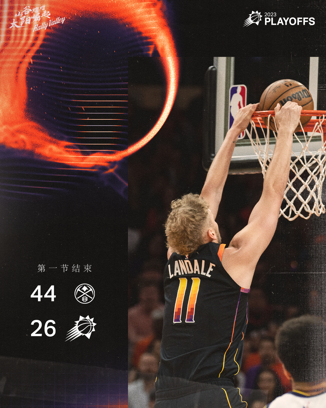 掘金太阳强强碰撞季后赛席位争夺白热化